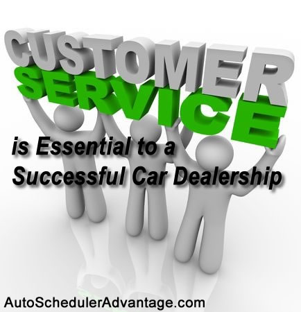 Customer service is essential to a successful car dealership